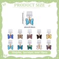 thumbnail image 2 of 10 Tapones Antipolvo para Móviles Tipo C con Colgantes de Mariposa de Cristal y Diamantes de Imitación, Tapones Antipolvo de Plástico PVC para Puertos USB-C, Protectores con Colgantes, 2 of 7