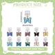 thumbnail image 2 of 10 Tapones Antipolvo para Móviles Tipo C con Colgantes de Mariposa de Cristal y Diamantes de Imitación, Tapones Antipolvo de Plástico PVC para Puertos USB-C, Protectores con Colgantes, 2 of 7