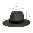 thumbnail image 5 of Lovskoo 2024 Sun Straw Hat for Women Summer Floppy Wide Brim Hat Uv Protection Travel Hat Beach Hats for Women Black, 5 of 6