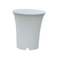 thumbnail image 4 of OUNONA Set of 10 Small White Plastic Flower Pots, Reusable for Office, Home, Furniture Decoration, 4 of 8