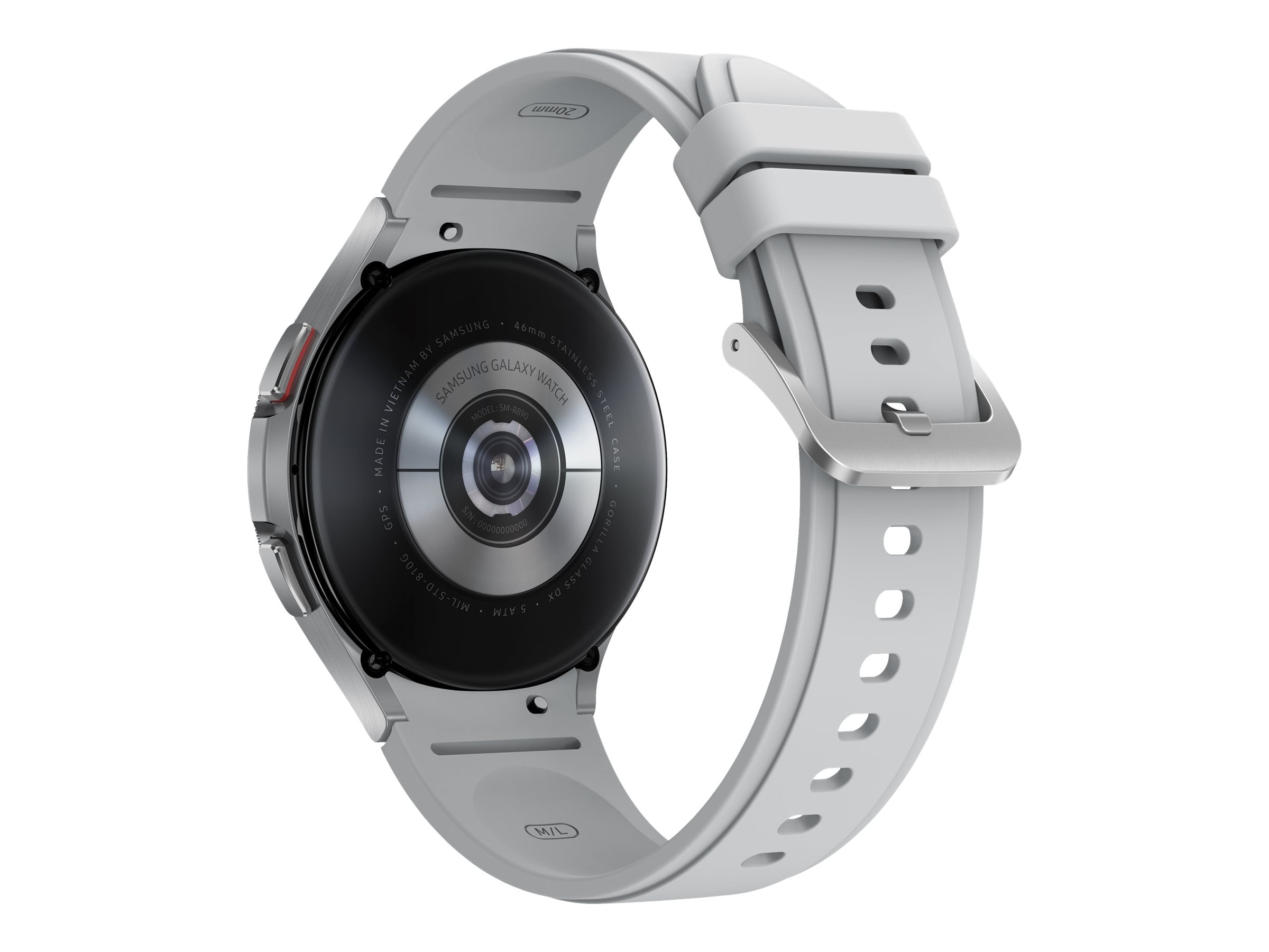 SAMSUNG Galaxy Watch 4 Classic - 46mm BT - Silver - SM-R890NZSAXAA 
