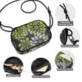 thumbnail image 3 of FORMRS Mini Crossbody Bag for Women Adjustable Shoulder Rope Travel Casual Phone Purse, Gray Floral, 3 of 7