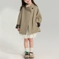 thumbnail image 2 of Kids Windbreaker,Plaid Patchwork Sleeves Stand Collar Jacket for Medium Large Children Girls,Kid Girl Jacket, 2 of 9