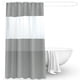 thumbnail image 1 of Cortina de ducha de 180 x 200 cm, resistente al moho – Cortina de baño impermeable con vendaje – Blanco, 1 of 5