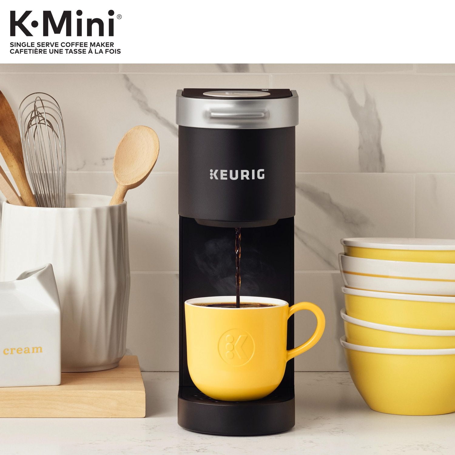 Keurig K-Mini Single Serve K-Cup Pod Coffee Maker, Brew any cup