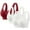 Red, variant on Fatuov Women's Wireless Bras Seamless Soft Everyday Bras for Work Full Coverage Push Up Plus Size Bralette, 3-Pack, Beige, 34B
