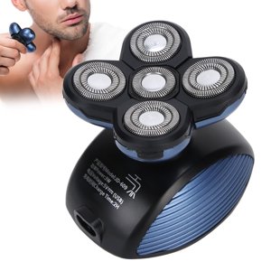 Rasoir 5 Tête de lame Électrique Rasoir Imperméable Homme Rechargeable Outil de rasage de barbe