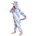 thumbnail image 1 of Uderui Pijamas de Unicornio para niños, Disfraz de Cosplay de una Pieza, Ropa de Dormir de Animales para niñas y niños, 1 of 5