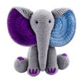 thumbnail image 2 of Crochet Kit for Beginners Adults - DIY Amigurumi Elephant Knitting Starter Kit with Yarn Sets, Crochet Animal Kit Cute Stuffed Animal Craft Birthday Gifts,Multicolor, 2 of 5