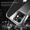 thumbnail image 5 of iPhone 12/12 Pro Clear Heavy Duty Case - Clear { Shock Absorbent Durable Case- Compatible for iPhone 12 and iPhone 12 Pro 6.1 inch), 5 of 7