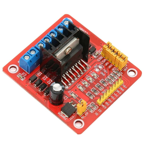 Controlador L298N Dual H Bridge DC Módulo Controlador De Motor Paso A Paso Placa Controladora De Motor Multifuncional