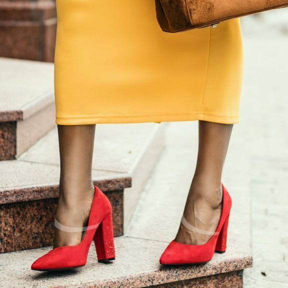 WHAMVOX  Shoelace for High Heel High-heels Fixing Shoes Strap Women White