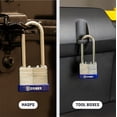 thumbnail image 5 of Brinks Laminated Steel 40mm Keyed Padlock with 2 1/4in Shackle, 2 pack, 5 of 7