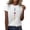 White, variant on Planet Graphic Tees for Women 2026 Summer Casual Short Sleeve Crewneck Astronomy T Shirt