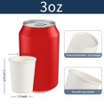 thumbnail image 2 of [300 Pack] - 3 oz Brandon-Super Disposable Cups for Mouthwash, Espresso, Bathroom, and More - Also Available in 4 oz, and 2 oz Sizes!, 2 of 4