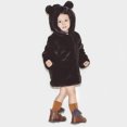 thumbnail image 4 of Gibobby Chamarra de invierno para niños y niñasChaqueta para niñas pequeñas Otoño de moda Orejas Invierno Niño pequeño Niños Cuello de lana Chaquetas sól(Negro, 3-4 Años), 4 of 5