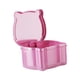 thumbnail image 2 of Estuche para dentaduras postizas con colador, vaso para dentaduras postizas a prueba de fugas, para limpieza de dentaduras postizas Rosa, 2 of 9