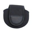 thumbnail image 3 of MERRYHAPY Fishing Reel Storage Pouch 1Pcs Water Drop Shaped Black Pvc Material Ventilation Impact Resistant Padding Case, 3 of 4