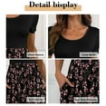 thumbnail image 5 of HAOMEILI Women Short Sleeve Loose Plain Maxi Dresses Casual Long Dresses with Pockets, 5 of 7