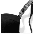 thumbnail image 3 of 36C New Victoria's Secret Swim Shine Strap Push-Up SEXY TEE Bikini Top Black, 3 of 4