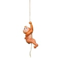 thumbnail image 4 of Columpio colgante estatua de Animal adorno al aire libre para accesorios de patio amplia aplicación impermeable regalo de inauguración decorativo pint , monkey Mono, 4 of 8