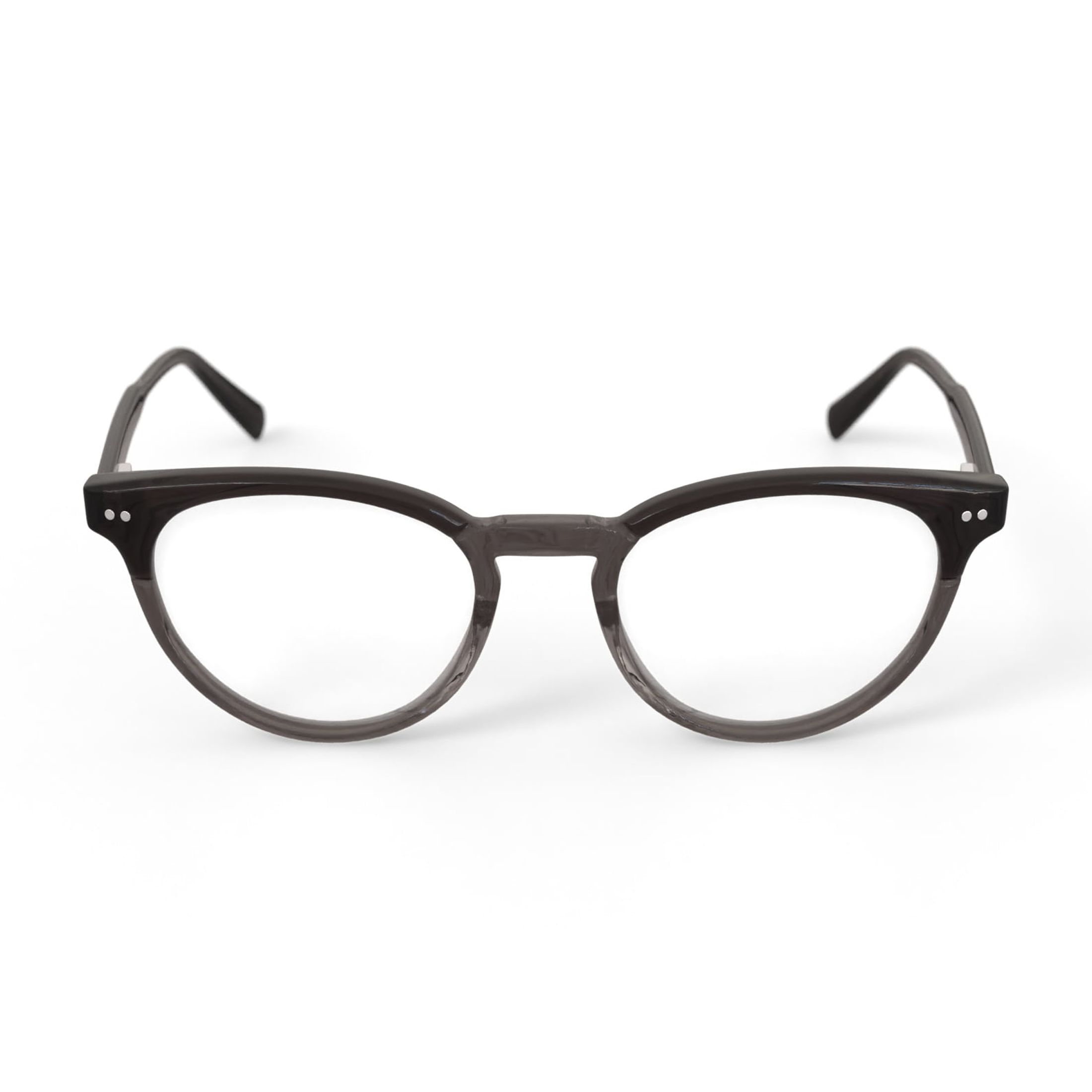 Walmart Men's MV015 David Prescription Eyeglasses with Case, Crystal Brown