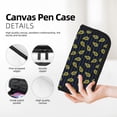 thumbnail image 2 of Fotbe Avocado Pattern Pencil Case,Canvas Pen Case, Multi- Slot Pencil Pouch, Portable Pencil Bag, Pen Case for& Office, Makeup Bag ,Zipper Pouch, 2 of 6