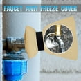 thumbnail image 4 of Outdoor Faucet Cover Freeze Protection Insulated Water Spigot Guard Winterization - Heavy Duty Polyester Easy Installation(Beige), 4 of 5