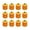 B, variant on 12 Pcs Halloween Scary Pumpkin Lights — Warm Glow with Eerie Shadows, Halloween Decorations for Snack Tables, Dessert Stations & Halloween Party Setups — great for Costume Parties with spooky setups
