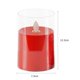 thumbnail image 5 of Lámpara de vela escritorio sin humo decorativo recargable para hotel (7,5 cm) rojo, 5 of 6