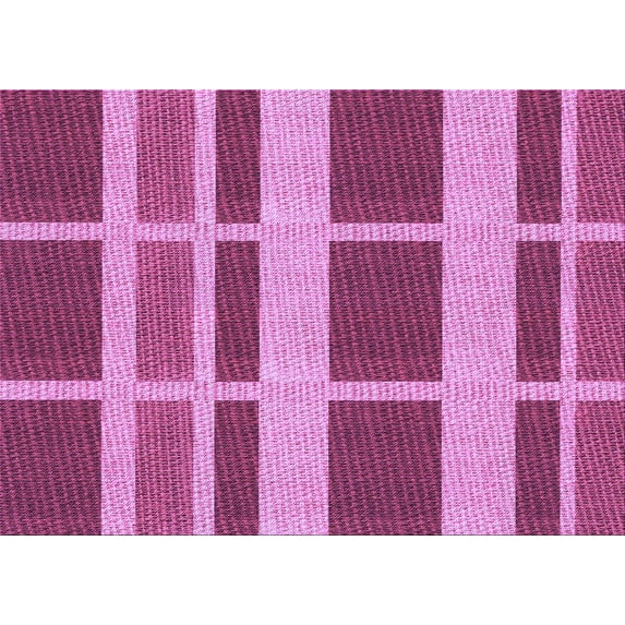 Ahgly Company Machine Washable Indoor Rectangle Transitional Violet Purple Area Rugs, 8' x 12'