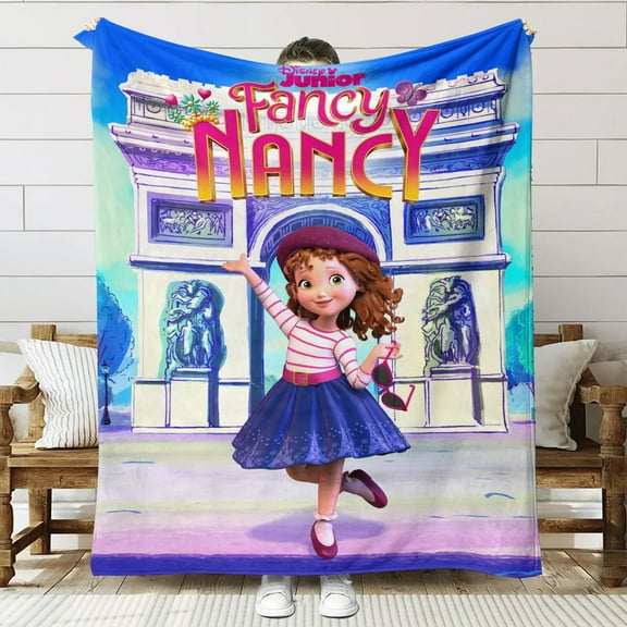 Fancy Nancy Throw Blanket Gifts for Fans Lover Girls Boys Women Present Hoodie Him Bed 60"x80"