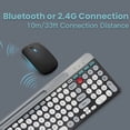 thumbnail image 2 of Combo Ratón Y Teclado 2 Modos BT 4 Ghz Con Soporte para Mac/iOS/Android/Win7, 2 of 9