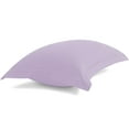 thumbnail image 2 of BedDecor 100% Egyptian Cotton 600TC 2PC Pillow Sham Solid Lilac Standard, 2 of 4
