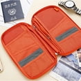 thumbnail image 3 of Bolsa de pasaporte de viaje multicolor, bolsa de tarjeta multifunción, bolsa de almacenamiento portátil, 3 of 5