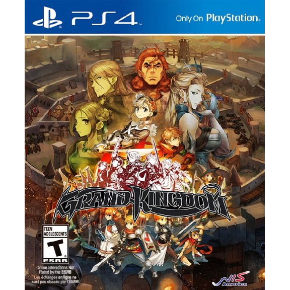 Restored Grand Kingdom (Sony PlayStation 4, 2016) RPG Game (Refurbished)