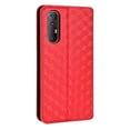 thumbnail image 3 of For Oppo Reno3 Pro 5G/Find X2 Neo Anti-scratch Wallet Stand PU Leather Shell Imprinting Rhombus Phone Case, 3 of 5