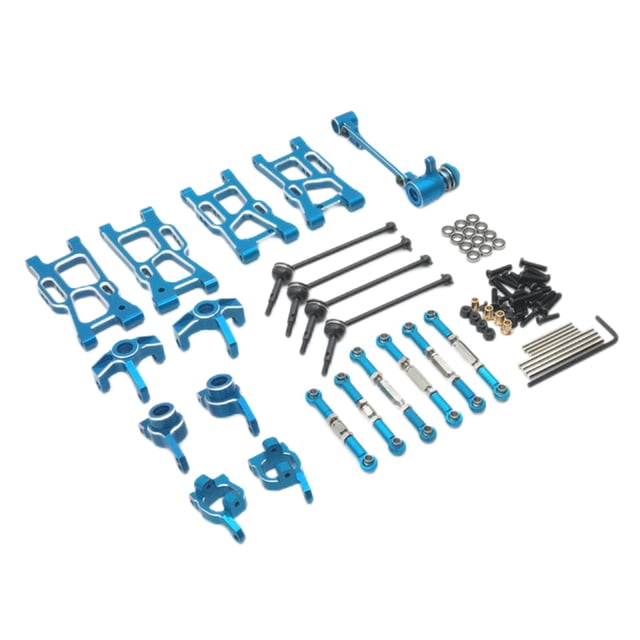 de piezas de actualización pa c RC DIY pa Wltoys 124017 124016 124018 124019 directo Azul Zulema Piezas de actualización de coche RC