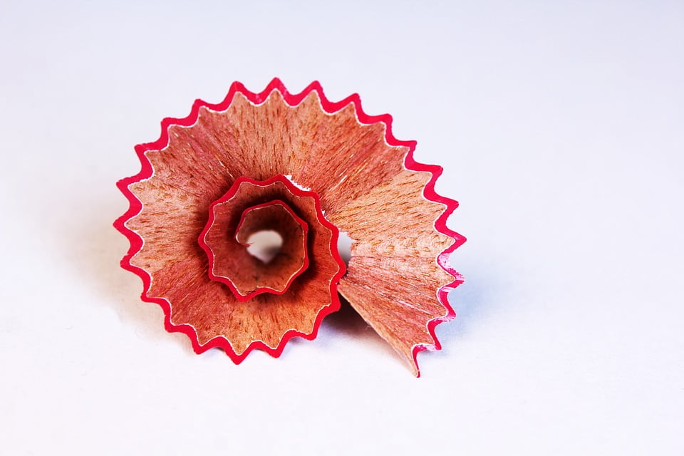 pencil sharpener waste