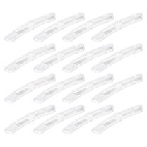 LOLIPPYY 16Pcs Plastic Bike Wheel Reflectors White for Durable Night Visibility and Reusable Use