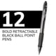 thumbnail image 4 of Bolígrafo retráctil BIC Velocity, tinta negra, 1,6 mm, docena, 4 of 8
