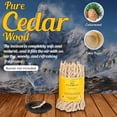 thumbnail image 3 of Himalayan Region Cedar Rope Incense, from Kathmandu Nepal, Eco-Friendly, Used for Aromatic Ambiance, Healing, Purification, Pure Cedar Wood, Natural & Safe, 45 Ropes in a Bundle, 3 of 7