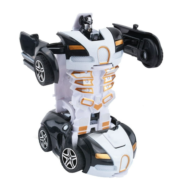 Transform Robot RC Car, Juguete De Coche Transformador De Doble Inercia Para Niños