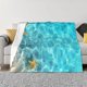 thumbnail image 1 of Balery Coral And Seashell On The Beach Manta de Franela con Dibujo, Lujo Ultra Suave y Cálido, Antipelusa y Resistente a las Arrugas para Cama, Sofá, Camping -60"x50", 1 of 6