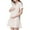 White, variant on Women Lace Maternity Nursing Gown long Sleeve open breastfeeding clothes Double Layer Breastfeeding Dress