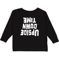 thumbnail image 3 of Inktastic Upside Down Time Boys or Girls Long Sleeve Toddler T-Shirt, 3 of 5