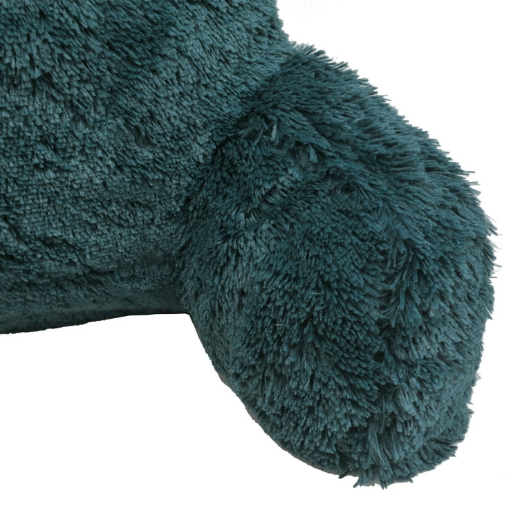 Teal shaggy pillows new arrivals