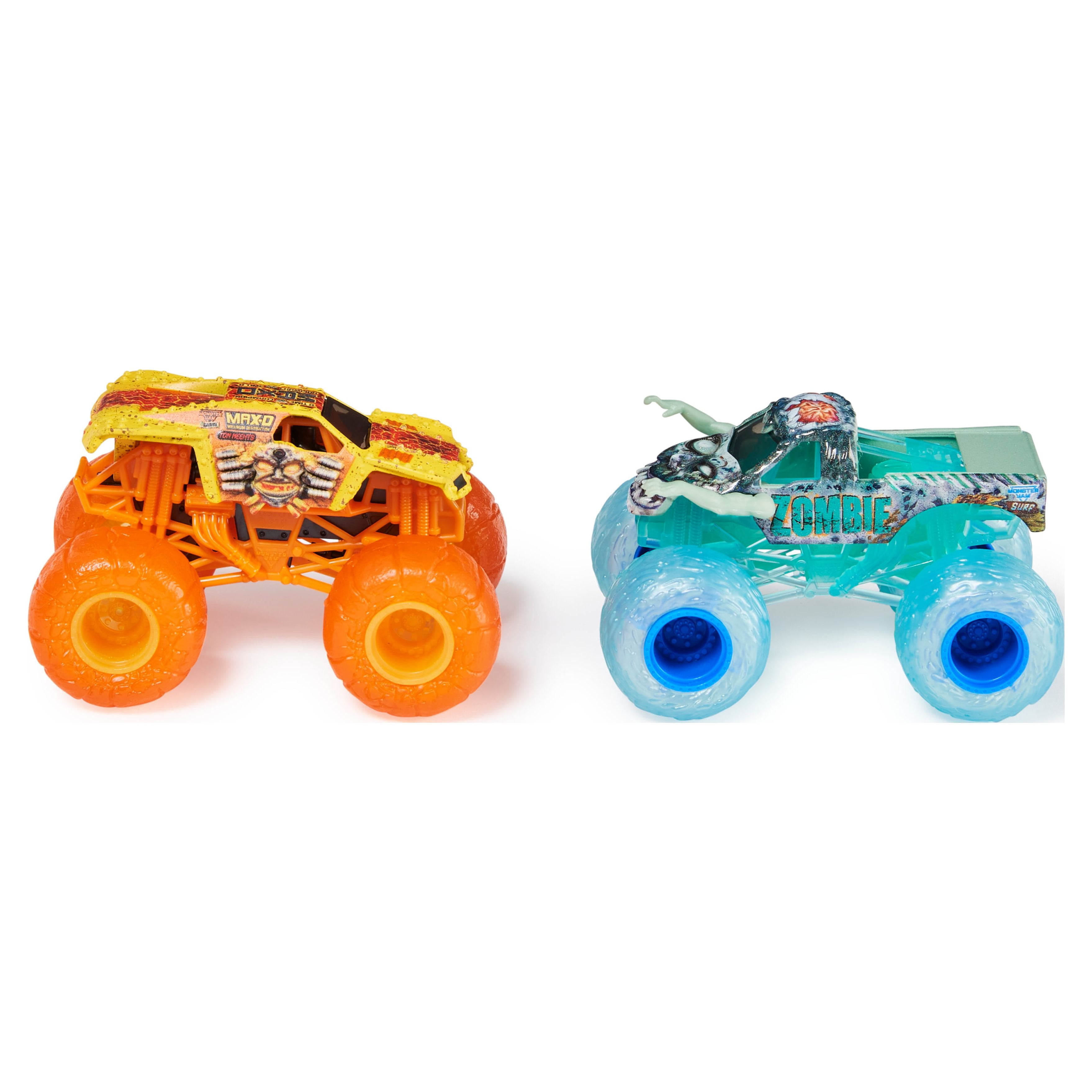 Monster Jam, Official Max D Earth Vs. Zombie Surf 1:64 Scale Die-Cast Monster Trucks, Kids Toys for Boys Ages 3 and up