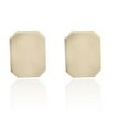 thumbnail image 6 of AVORA 10K Yellow Gold Octagonal Stud Earrings, 6 of 6