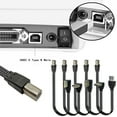 Practical USB to USB B Printer Connection Cord Flexible Length Option ...
